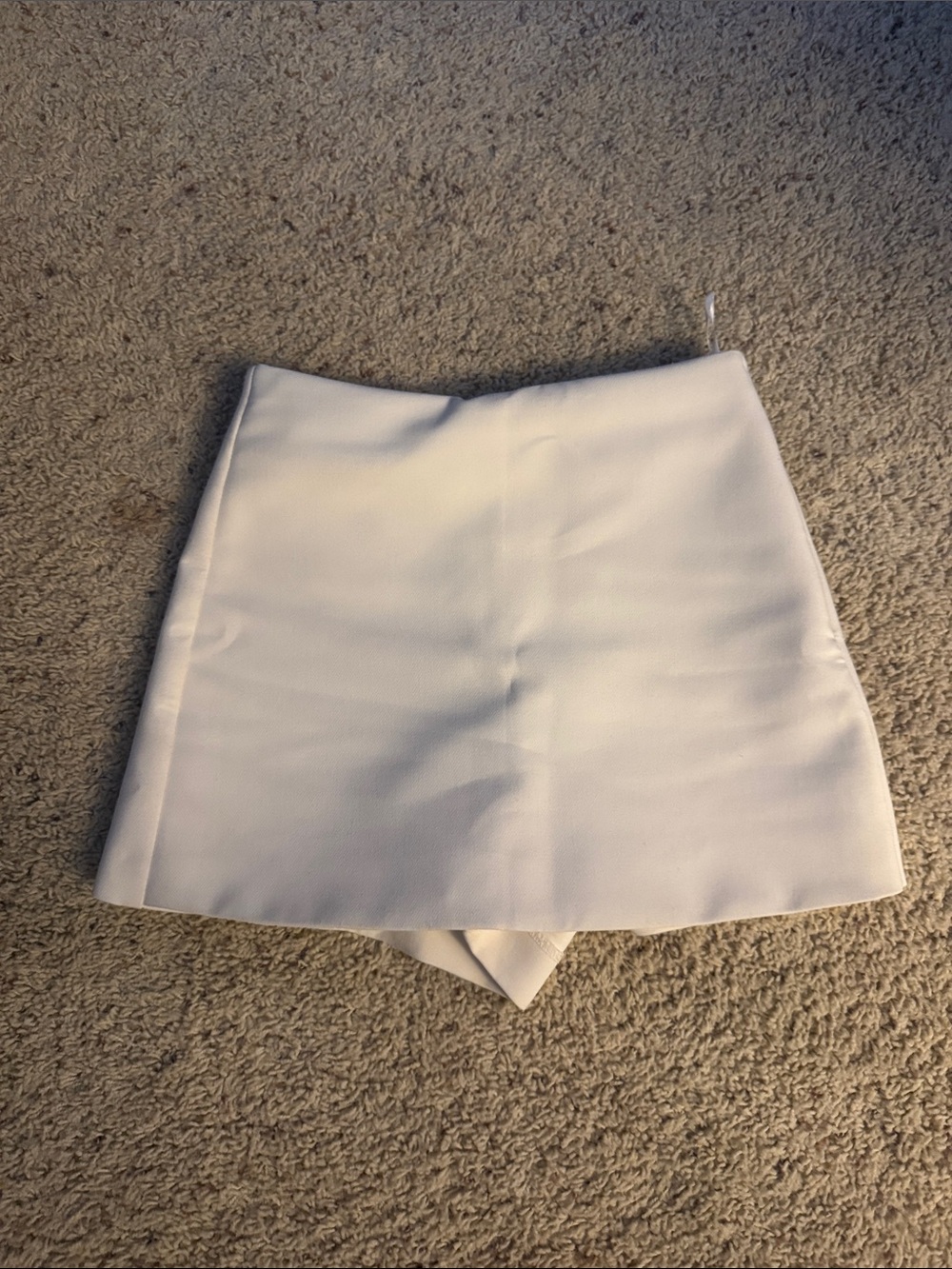 Zara white mini skort